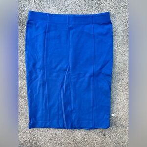 NWOT Anne Taylor Pencil Blue Women's Skirt, Size 8